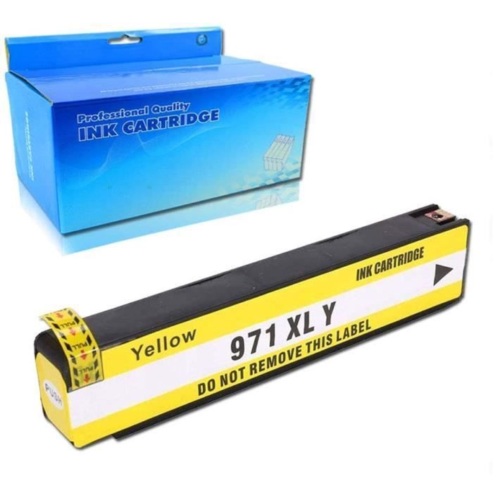 4 Cartouche d'encre Compatible HP 970XL 971XL (CN628AM CN627AM CN626AM