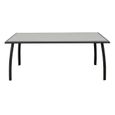 Table de Jardin - Chillvert - Portofino - Aluminium et Verre - 180x100x75 cm - Gris-1