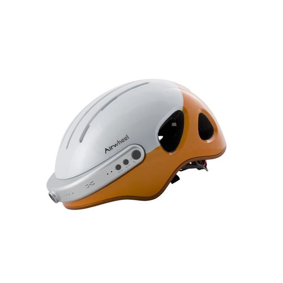 Airwheel C5 Casque De Velo Avec Camera Et Bluetooth Blanc Orange Prix Pas Cher Cdiscount