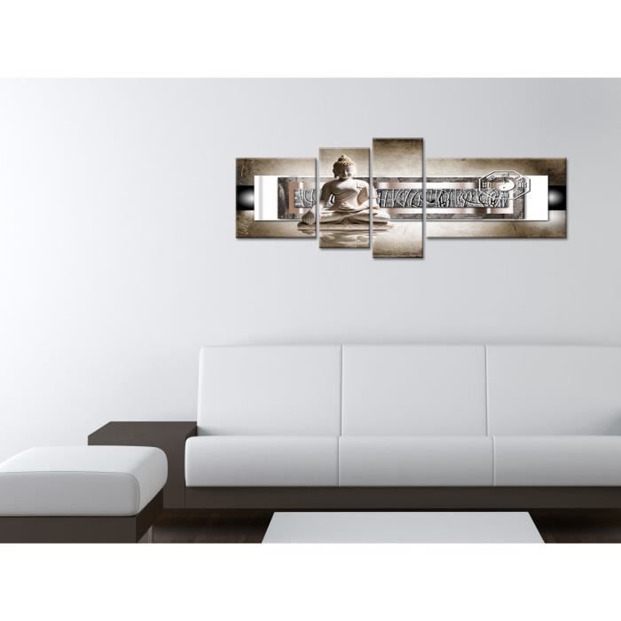 Décoration murale - DECLINA - Zen et Bouddha - 160x60 cm - Coton ...