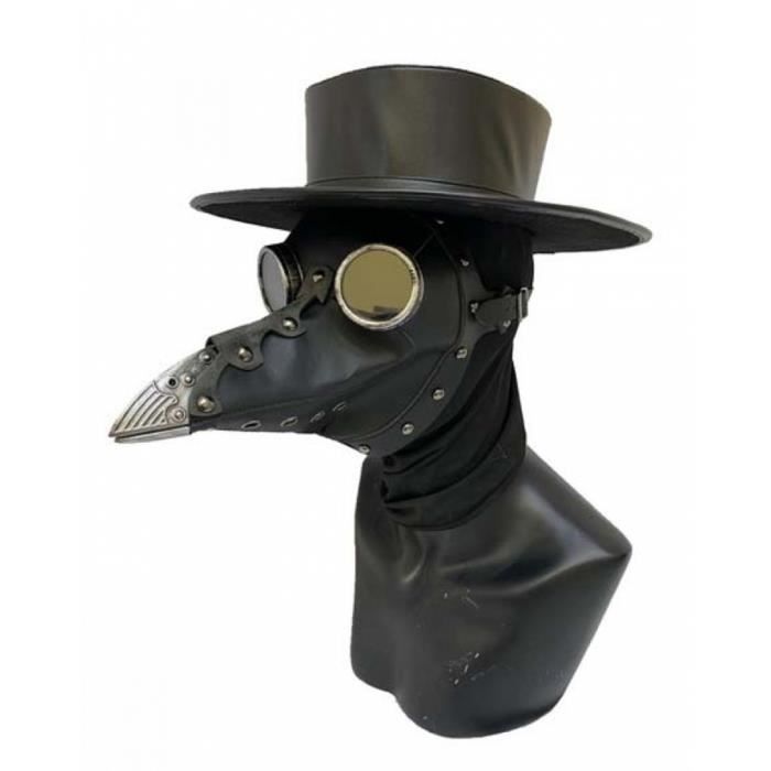 Masque Docteur de la Peste - ATOSA - Accessoire déguisement adulte - Noir -  Cdiscount Jeux - Jouets