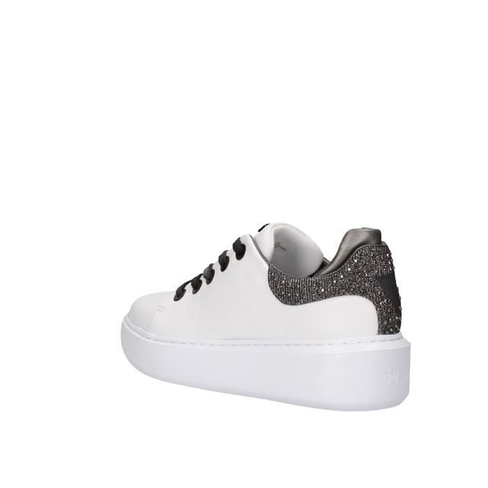 Guess FL5YL2LEA12 chaussures de tennis Femme blanc Cdiscount Sport