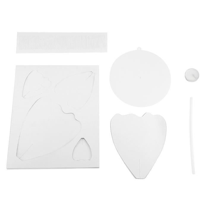 Baker Ross – Kit Déco Cœur 3D En Papier De Soie – Lot De 5 – Saint-Valentin – Dès 3 Ans (Avec Ruban Suspendu)