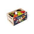 Jouet d'imitation en bois - JANOD - Set 9 Fruits et légumes à découper - Multicolore - Mixte - 3 ans-2