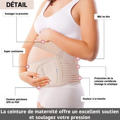 Ceinture flexible grossesse outlet