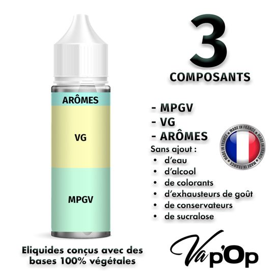 Eliquide Saveur Bonbon arlequin Nicotine 0-6-12-18 mg/ml E-liquide Français  Cigarette Electronique