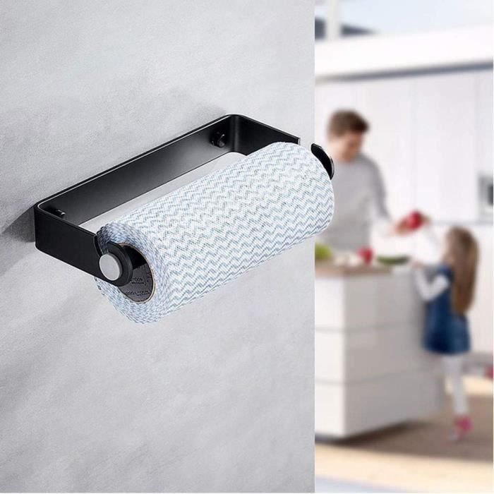 Distributeur Mural D'essuie-tout Papier - Porte-rouleau Verrouillable Bleu, Grand Format