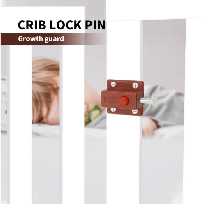 Lot De 3 Loquets à Ressort En Inox Pour Porte - Verrou Cylindre Coulissant 4 Pouces - Uxcell