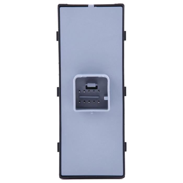 Commutateur Lève-vitre Peugeot 206 KIMISS - 6554WQ Gauche/Droite - Plug & Play - ABS Noir
