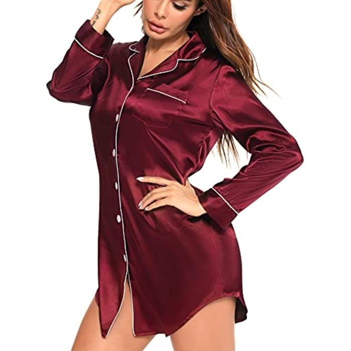 Chemise de nuit outlet rouge gorge