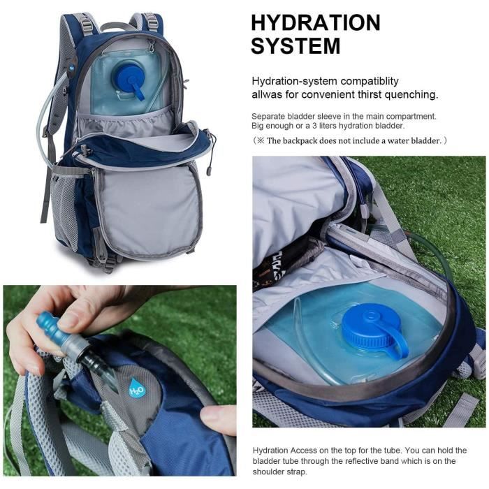 MOUNTAINTOP 40L Sac a Dos de randonee Trekking Camping Voyage pour Homme Femme Alpinisme en Plein air Cdiscount