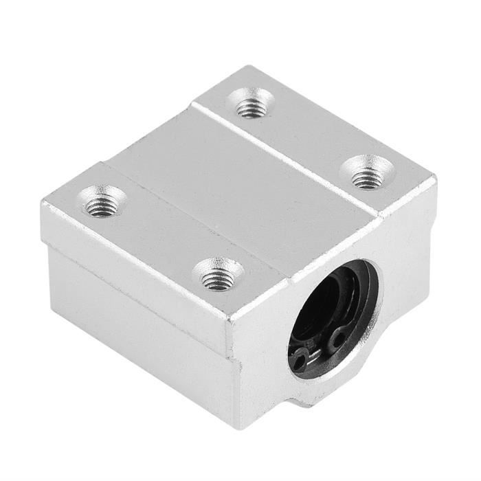 Bloc Coulissant Linéaire à Roulements à Billes En Aluminium – 2 Pièces SCS12LUU 12mm Pour CNC, Imprimante 3D