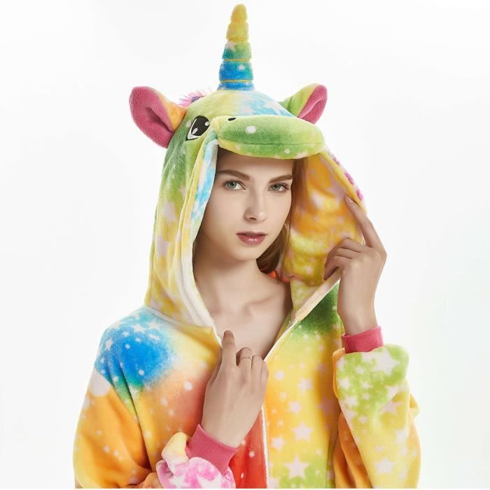 Grenouillère Adulte En Flanelle Avec Capuche – Pyjama Une Pièce Animal, Chaud – Pour Déguisement, Cosplay, Nuit D’hiver