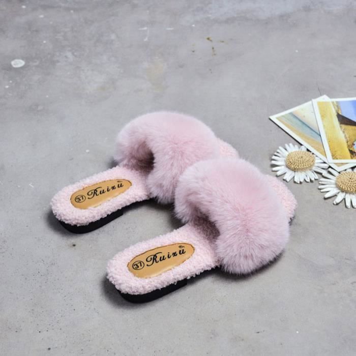 Mules interieur femme hot sale