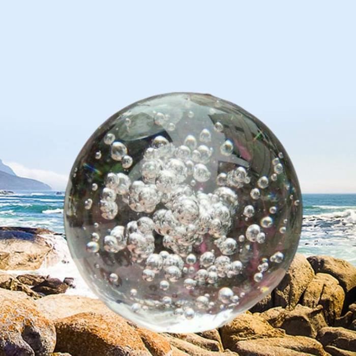 boule de cristal 120mm, Boule de cristal de quartz Sans plomb,voyance,  méditation, channeling, feng shui.