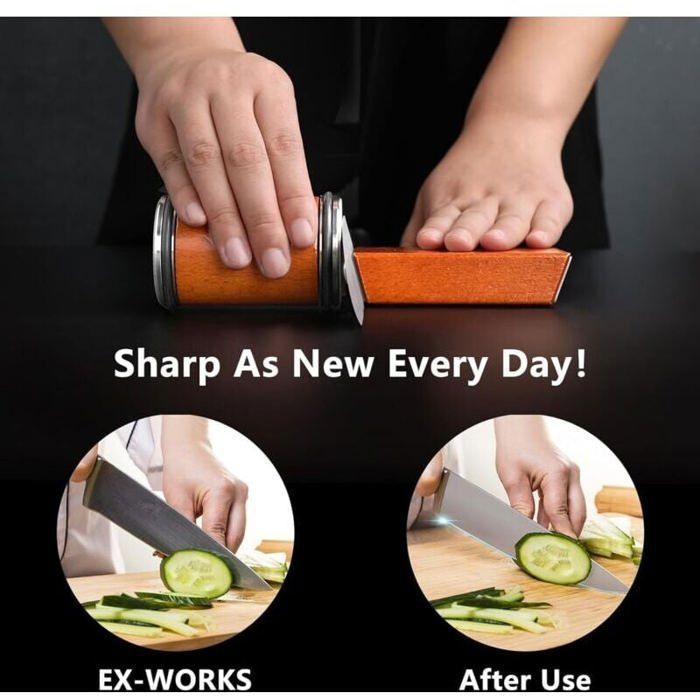 LaBlanc - Aiguiseur De Couteaux à Roulettes, Avec Un Diamant Industriel