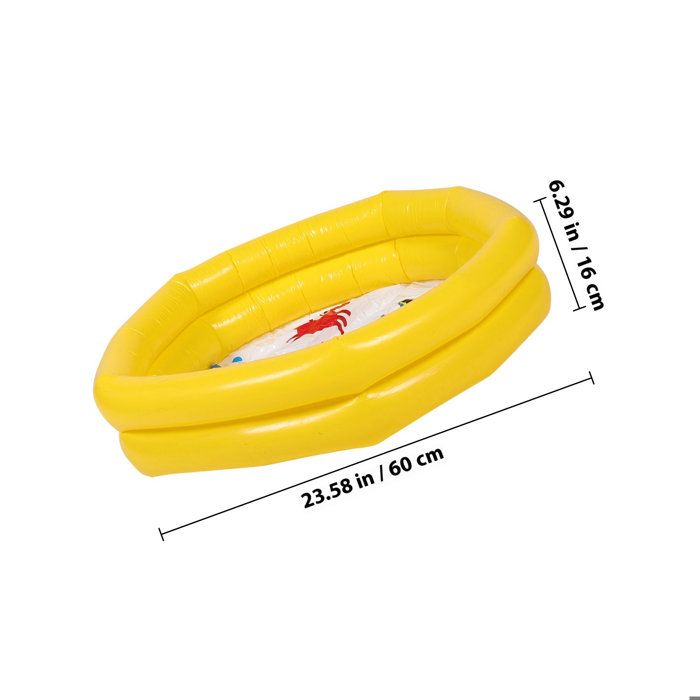 Piscine pour bébé pour la plage, couverture de plage, pataugeoire, avec sac de transport, jouet aquatique d'extérieur imperméable pour l'été pique-nique et voyage, imperméable et résistant au sable