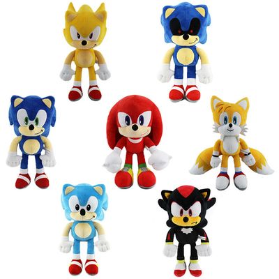 Peluche Sonic Prime Hérisson Supersonique 20 Cm – Doux, Recyclé, Cordon Accroche – Parfait Pour Enfants Et Fans