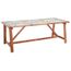 Cesar Table A Diner De Jardin 206x90x75 Cm Bois D Acacia Et