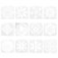 12 Pcs Mandala Peinture Pochoirs Diy A La Main Evider Modeles De Dessin Kits Pour Jeu De Coloriage Dessin Pochoir Achat Vente Jeu De Coloriage Dessin Pochoir Cdiscount