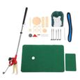 HAPPY-Jouet de jeu de golf Kit de Jeu de Mini Golf Intérieur Jouet de Golf avec Coussin Putter Balle Chaises pour Enfants-0