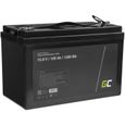 Green Cell® Batterie LiFePO4 100Ah 12.8V 1280Wh lithium fer phosphate pour panneaux solaires, camping-cars et bateaux-0