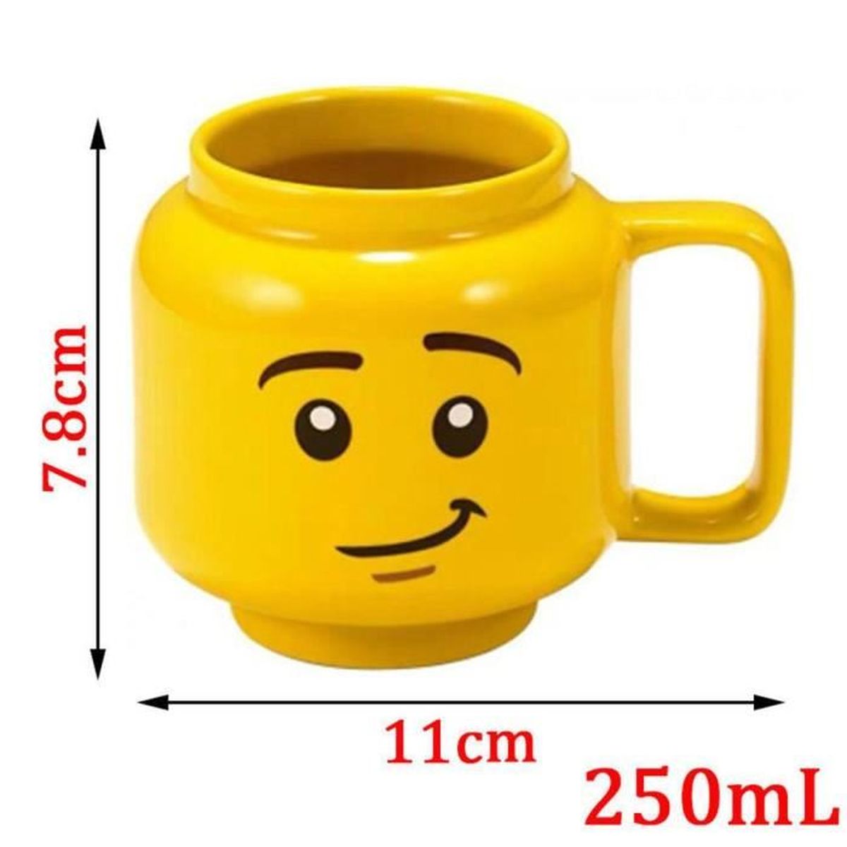 Tasse Céramique Canard Kawaii 3D - 230ml, Lavable Micro-ondes, Cadeau Mignon