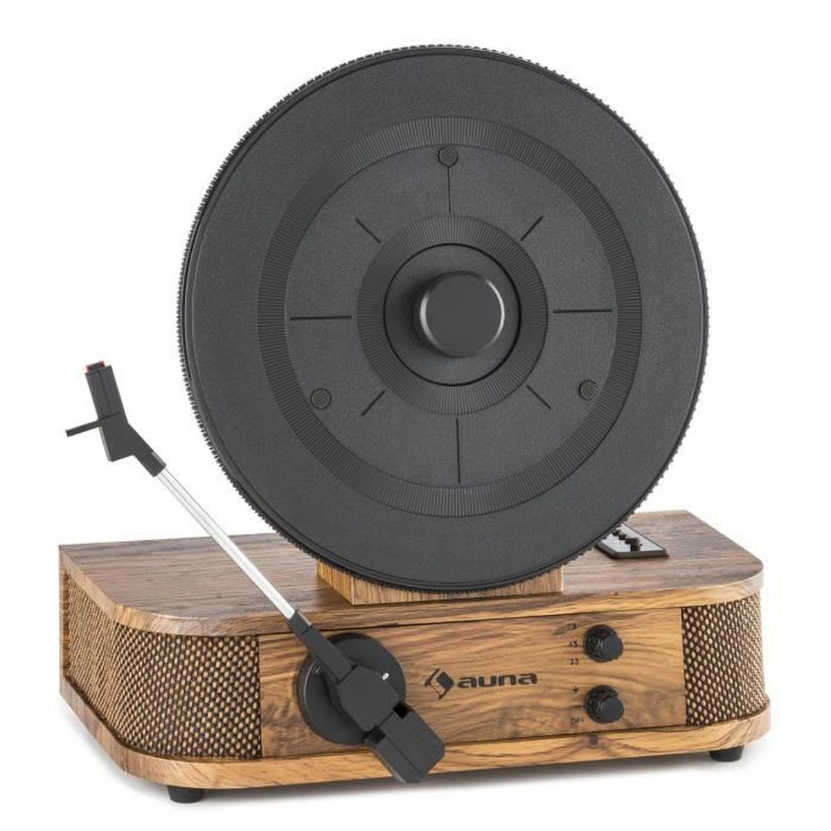 Auna Verticalo S Platine Vinyle Usb Tourne Disque Vertical Retro Haut Parleurs Lecture Mp3 33 45 78 T Aux Bois Platine Vinyle Avis Et Prix Pas Cher Cdiscount