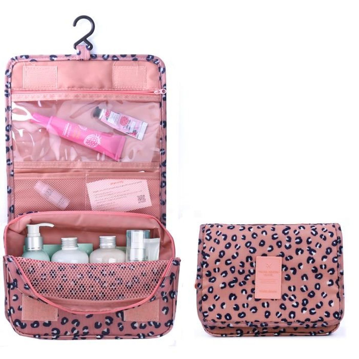 SAVFY® Grande Trousse de Toilette Pliable Maquillage ...