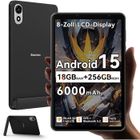 Blackview Tablette ZENO 1 8" FHD AI x Android 15, RAM 18 Go ROM 256 Go/SD 2 To, 6000mAh Widevine L1 1080P WPS, Dual SIM - Noir