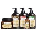 Coffret de soins capillaires - Arganicare - Rituel Ricin - 5 produits - Cheveux abîmés - Mixte