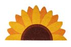 Paillasson - FISURA - Tournesol - Coco - Antidérapant PVC - 70x40 cm