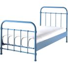 Lit enfant - Vipack - Bleu - Métal - 90x200cm - Style industriel