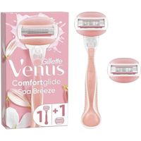 Venus Mini rasoir miniature pour femmes manche + cartouche de rechange  ComfortGlide et étui de voyage, 1 unité, thé blanc – Gillette : Rasoir  manuel