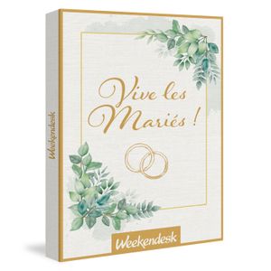 COFFRET THÉMATIQUE Weekendesk - Coffret cadeau - Vive les mariés! - 1