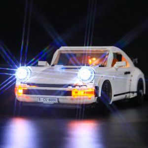 VOITURE À CONSTRUIRE Jeu De Lumières Pour Porsche 911 2021 Modèle En Bl