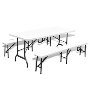 Emejing Table De Jardin Pliante Avec Banc Photos House Design Mapetitesouris Info