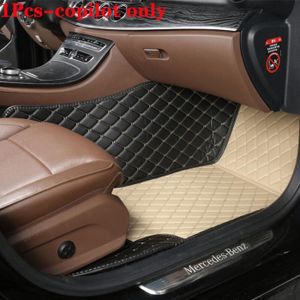 Tapis de sol de voiture sur mesure,double couche,en cuir durable,pour siège  avant (uniquement pour un siège)- beige passenger - Cdiscount Auto