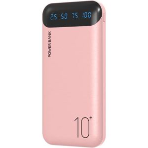 Charmast Batterie Externe 10000mAh USB C avec Ecran LED 5V/3A Compacte Slim Compatible avec iPhone 11/X/8/7/6S/6 Samsung Huawei 