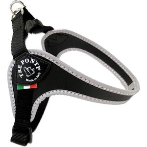 Tre Ponti Fibbia Harnais en maille pour petits chiens Rouge Taille 2