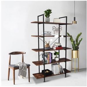 Bibliotheque Industrielle Bois Metal Achat Vente Pas Cher