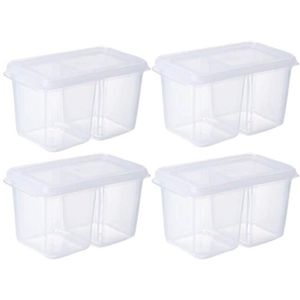 Blanc Fdit 10 Pcs Bento Bo/îte Micro-Ondes Compartiments /À Lunch en Plastique Repas Pr/ép Conteneurs Bo/îtes De Rangement des Aliments