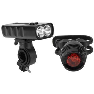 ECLAIRAGE POUR VÉLO Éclairage de cyclisme Lampe de vélo à double LED de chargement USB portable avec gradation à 3 vitesses IPX5-DIO7611810444439