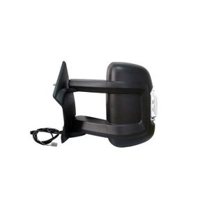 Rétroviseur Extérieur Droit électrique Pour Camping-car - Bras Long 39cm - Compatible Ducato 244, Boxer, Jumper - Référence 735318850