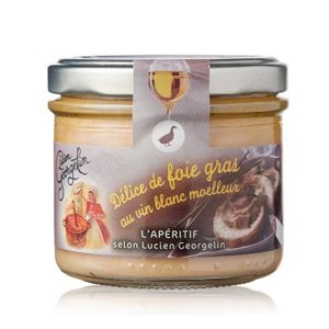 PATÉ FOIE GRAS LUCIEN GEORGELIN Délice de foie gras au vin blanc moelleux - 100 g