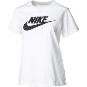 T-SHIRT NIKE T-shirt Nsw Essntl Icon Futura - Femme - Blanc