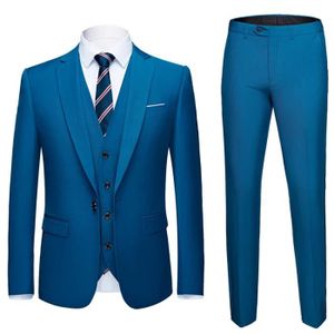 COSTUME - TAILLEUR Ensemble de Vêtements homme Grande taille bleu 3 p