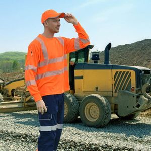 Pull de travail jaune fluo Cdiscount