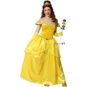 DÉGUISEMENT - PANOPLIE Déguisement Femme Princesse Jaune Belle - ATOSA - Costume Renaissance ou Contes de Fées - Disney Princesses