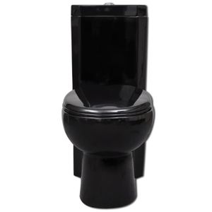 WC - TOILETTES GAR'S WC Cuvette Toilette céramique Noir(3811)